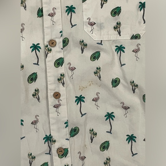 Burnside Cotton Shortsleeve Buttondown *Good Cond*. Size L - Picture 4 of 7